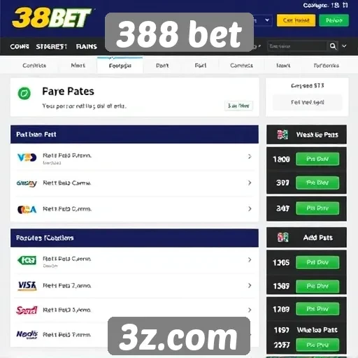 Opções de pagamento disponíveis na 388 bet